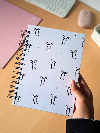Cuaderno anillado A5 - rayado moños