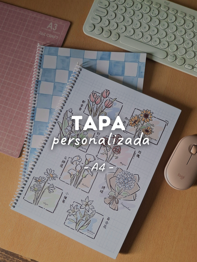 Cuaderno A4 - Espiral - Personalizada