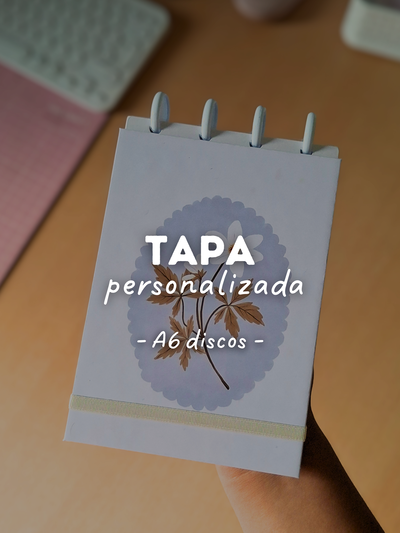 Libretas A6 tapa dura - con Discos - PERSONALIZADA