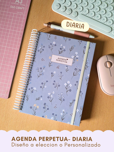 Agenda Perpetua Diaria - personalizada