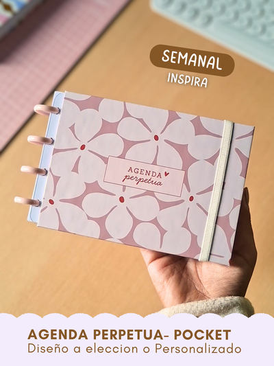 Agenda Perpetua Semanal INSPIRA - pocket - personalizada