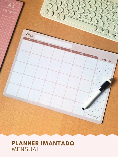 Planner mensual imantado