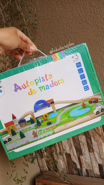 Autopista de madera