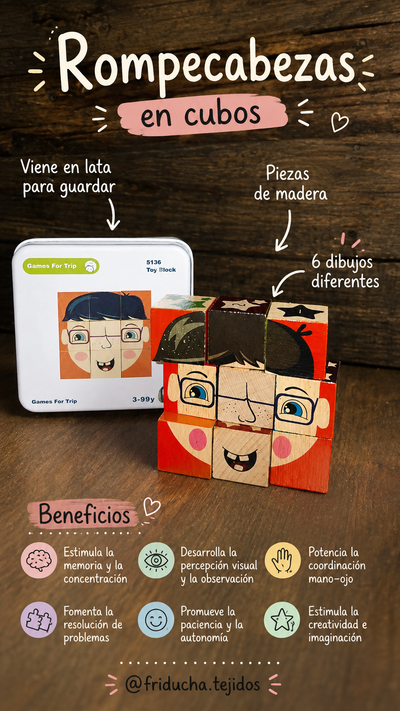 Juego en lata - Cubos -