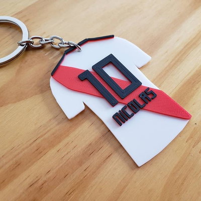 Llaveros souvenir con forma 