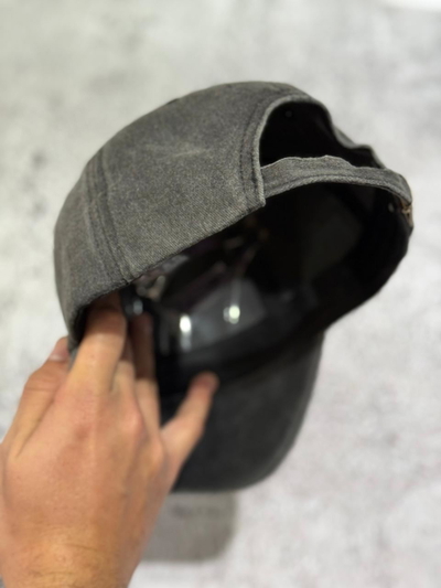 GORRA VINTAGE GRIS OSCURO