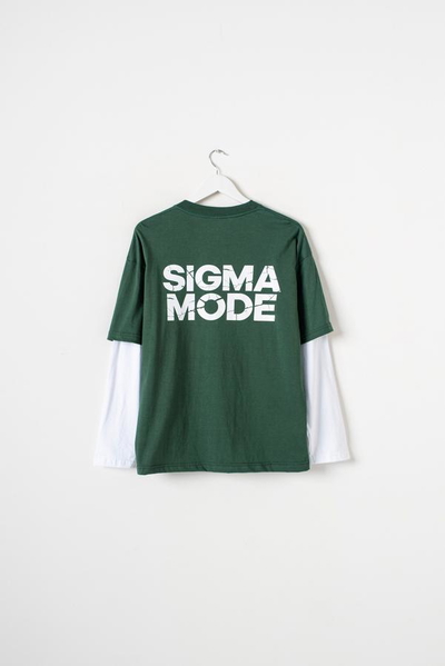 REMERA BOXY SUPERPUESTA "SIGMA MODE"