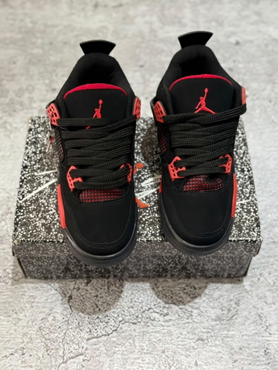 ZAPATILLAS JORDAN RETRO 4 BLACK RED