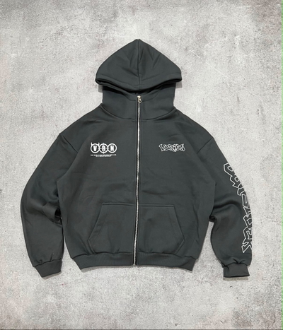 ZIP HOODIE BOXY FIT OUTSIDER