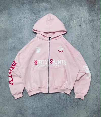 ZIP HOODIE BOXY FIT DIRTY