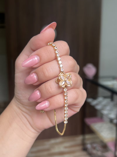 Pulsera giratoria "Flor" AD