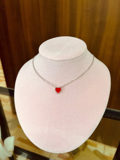 Collar "Corazón" rojo AQ
