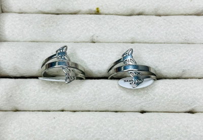 Anillo "Mariposa" doble AQ