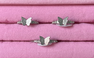 Anillo "Mariposa" strass AQ