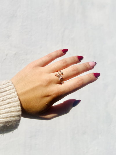 Anillo regulable "mariposa" AD