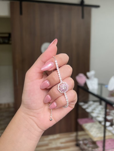 Pulsera giratoria "Flor" AB