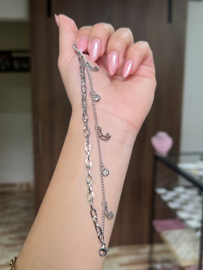 Pulsera doble "Luna" AQ