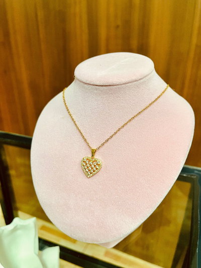 Collar "Corazón pixeleado" AD