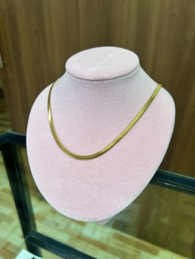 Collar "Serpiente" plana