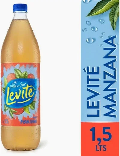 Levite 1.5 L botella pack x 6u Manzana
