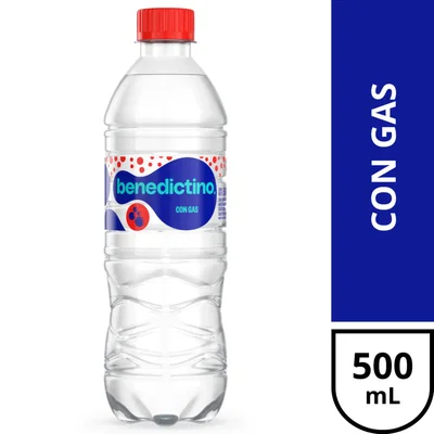 Agua Benedictino C/gas  pack x 6u