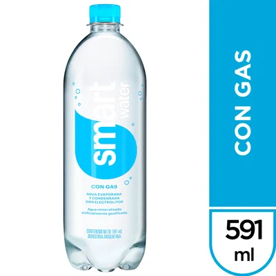 Smart Water 500 ml C/gas pack x  6u 