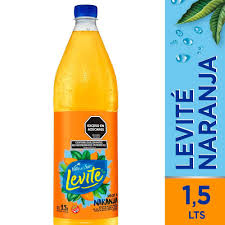 Levite 1.5 L botella pack x 6u Naranja