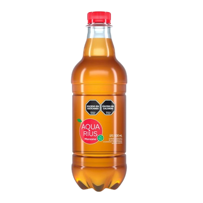 Aquarius Botella 600 ml Pack x 6u manzana