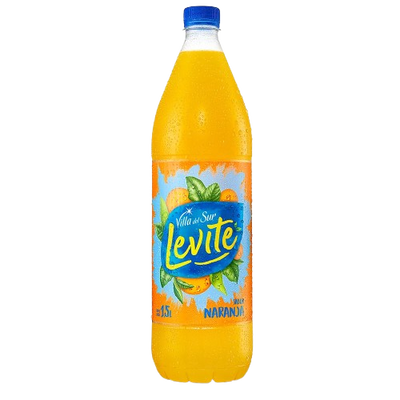 Levite 1.5 L botella pack x 6u Naranja
