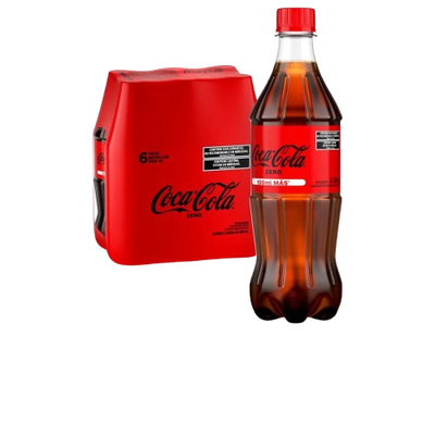 Coca Cola Zero 500 ml pack x 6u