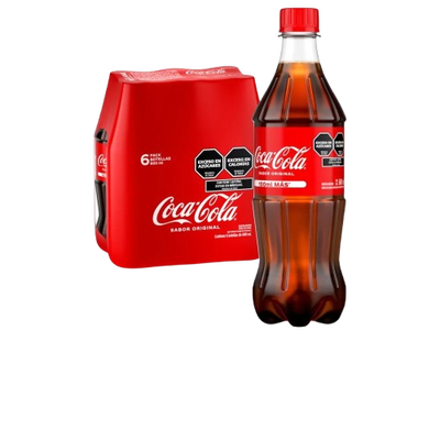 Coca Cola Sabor Original 500 ml pack x 6u