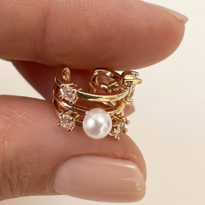 Ear cuff perla