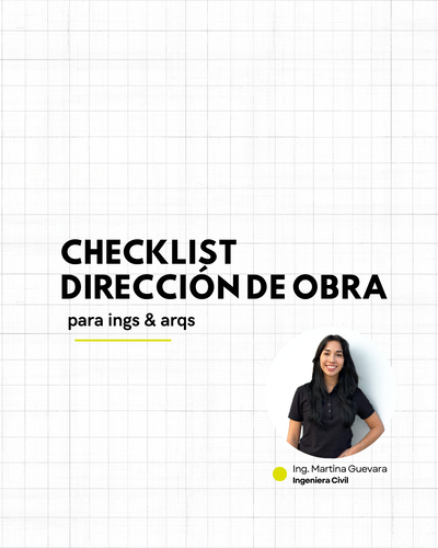 Checklist - Dirección de Obra