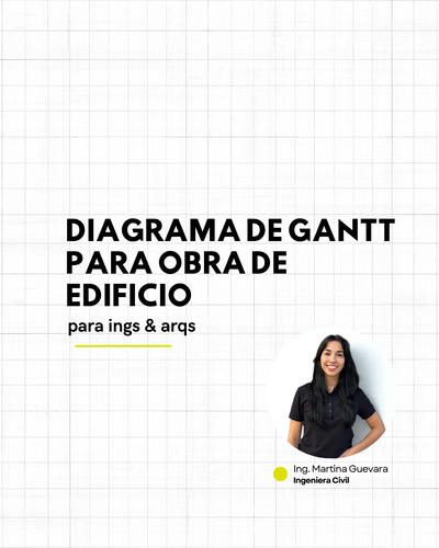 Diagrama de Gantt para Obra de Edificio