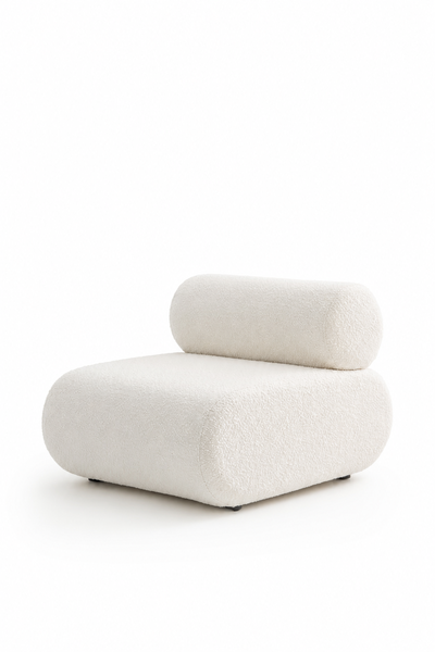 Poltrona puff boucle ARON