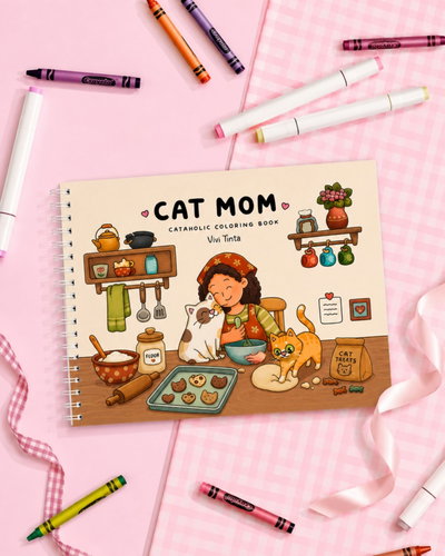 CAT MOM | Libro para colorear