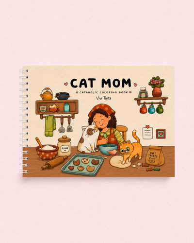 CAT MOM | Libro para colorear