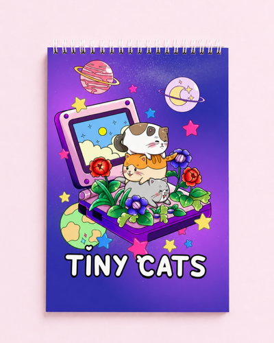TINY CATS | Libro para colorear
