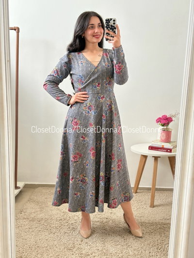 Vestido Fionna (Estampa 2) - Talles S a 3XL (Busto hasta 135)