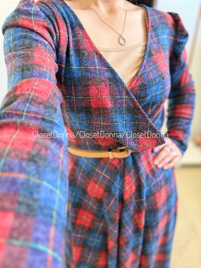 Vestido Fionna (Estampa 1) - Talles L a XXL (Busto hasta 120)
