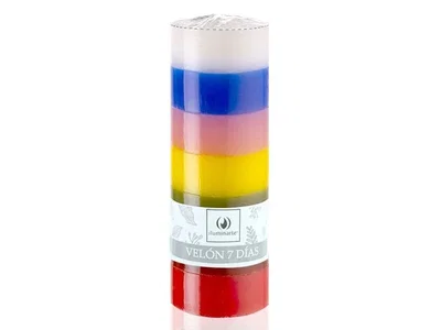VELON ILUMINARTE 7 DIAS 7 COLORES