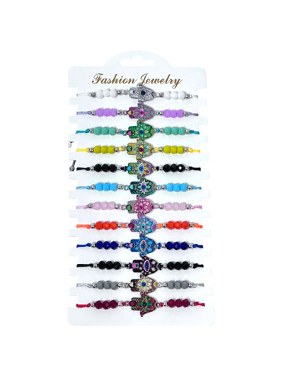 PULSERA x12 IMPORT. MANO MANDALA (023)