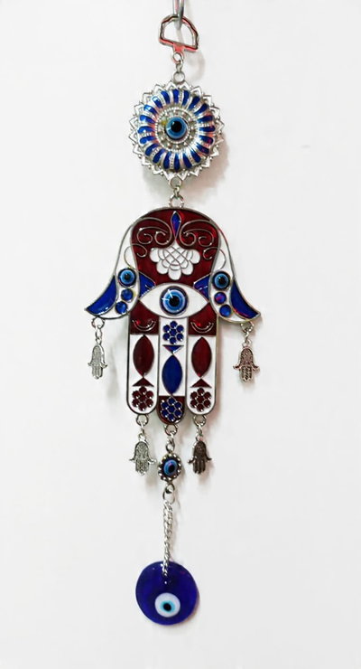 COLGANTE HAMSA IMPORT. METAL MEDIANO