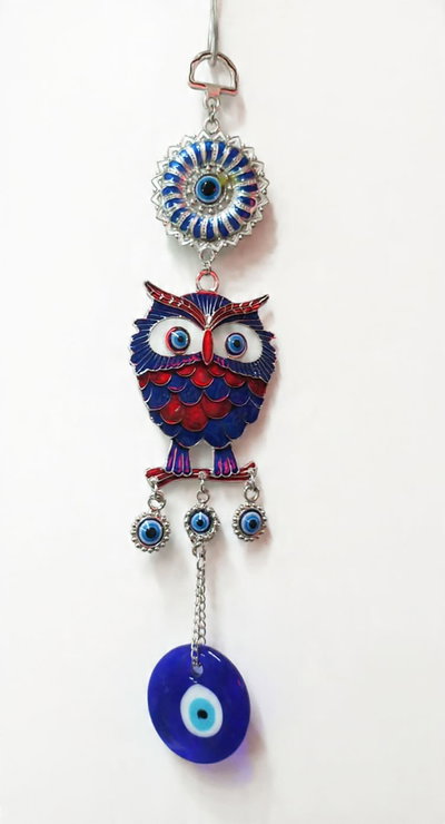 COLGANTE METAL IMPORT. BUHO