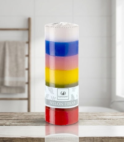 VELON ILUMINARTE 7 DIAS 7 COLORES