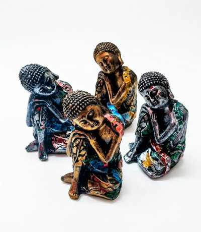 PORTA. BUDA HINDU SUEÑO MEDIANO PINTADO