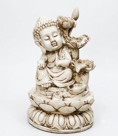 FUENTE BUDA NIÑO  FLOR -----52CM