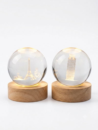 ESFERA CON LUZ 6CM