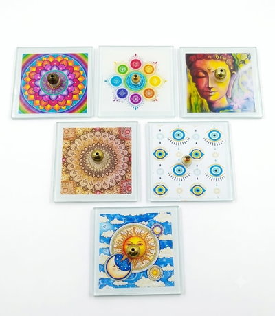 PORTA. VIDRIO 7x7 (MANDALA)