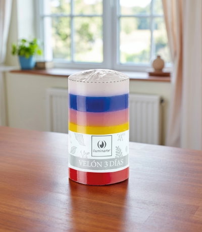 VELON ILUMINARTE 3 DIAS 7 COLORES